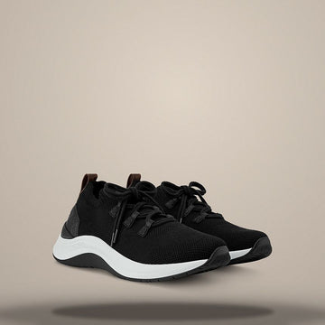 LOUIS VUITTON Wellenform Strick-Sneaker Schwarz 1AKG8G 158873985 [P]