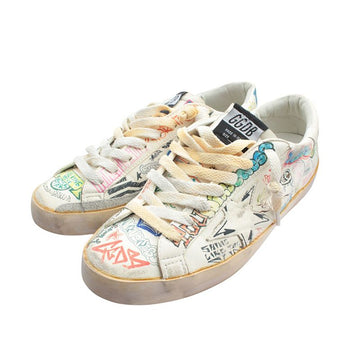 Golden Goose Ivory Graffiti Men's Sneakers 41 158874065 [P]