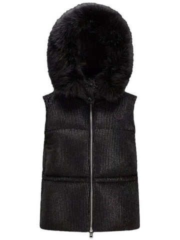 Moncler Metallic Corduroy Vest Padding 1A00090 59726 999 133041829 [P]