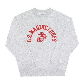 WILD DONKEY HEATHER GREY ユニセックス スウェットシャツ 151112566 [P]
