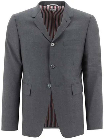 THOM BROWNE Klassische Passform 4-Streifen Plain Weaving Wolljacke MJC001A 06146 025 133045325 [P]