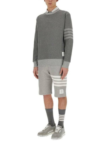 THOM BROWNE 4-Punkte Crewneck Sweatshirt 133071727 [P]