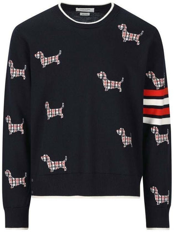 THOM BROWNE Woll 4 Bar Relaxed Pullover MKA490B Y1002 415 133071805 [P]