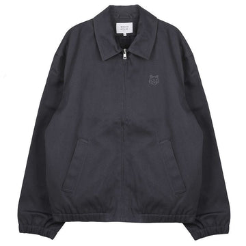 Maison Kitsune Elasticated Zip-Up Bomber Jacket OM02122-WW9028-0120 139308707 [P]