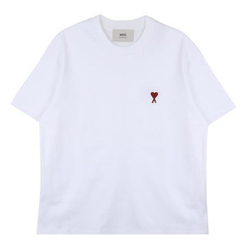 AMI Logo White Short Sleeve T-Shirt 139992264 [P]