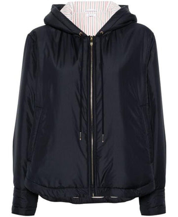 Thom Browne Ultra Lightweight Nylon Tech Down Fill Hooded Jacket FBD060X F0241 415 151102998 [P]