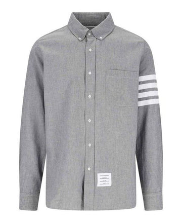THOM BROWNE Chambray Hemd 4-Bars MWL272E 00111 035 151103029 [P]