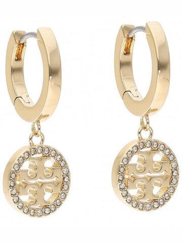 Tory Burch Miller PAVE Hoop Earrings 87041 783 151103072 [P]