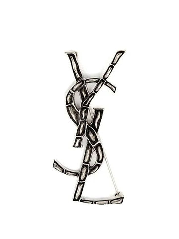 SAINT LAURENT Krokodil Brosche 470371 Y1500 8142 151103119 [P]