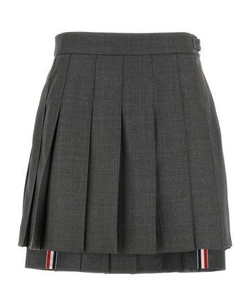THOM BROWNE タブドロップバッグスーパープリーツショートスカート 120数ウール FGC402V 00626 035 151103235 [P]