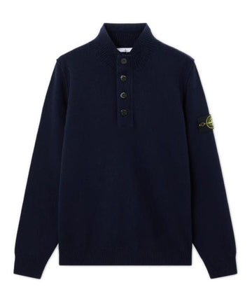STONE ISLAND 5100040 ラムウール ハーフジッパー セーター K2S15 5100040 S00A3 V0020 151103292 [P]
