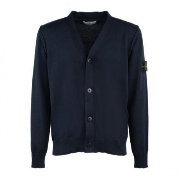 Stone Island Cotton V-Neck Cardigan 151103677 [P]