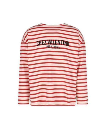 Valentino She Stripe T-Shirt 6V3MG16R APV RHK 151103927 [P]