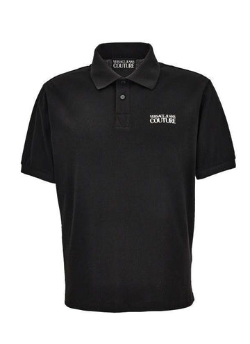 Versace Regular Fit Polo Shirt Logo 151104125 [P]