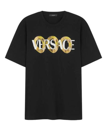 Versace Maxi Chain Logo T-Shirt 151104192 [P]