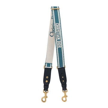 DIOR リングショルダーストラップ ブルー/エクリュ ヴィンテージ金具 5ET0419 128572939 [P]