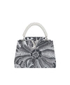 Louis Vuitton Capucines MM Black/White Silver 5ET0427 128514334 [P]