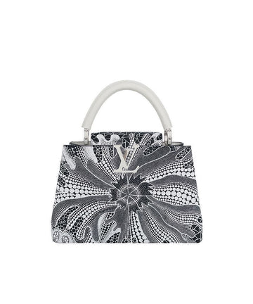 LOUIS VUITTON カプシーヌ MM ブラック/ホワイト 5ET0427 128514334 [P]