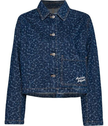MAISON KITSUNE Crop Denim Jacke 152200861 [P]
