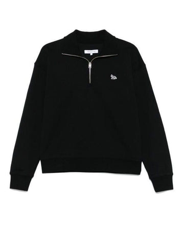 MAISON KITSUNE Baby Fox Patch Halbzip Sweatshirt MW00304KM0325 P199 152201038 [P]