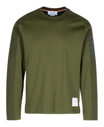 Thom Browne Cotton 4-Bar Long Sleeve Tee MJS245A 07323 320 152201048 [P]