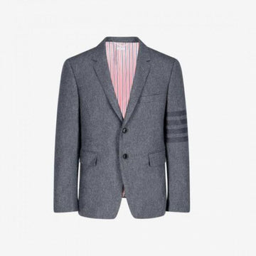 THOM BROWNE 4つボタンフランネルワイドラペルスポーツコート 06393 035 152201092 [P]
