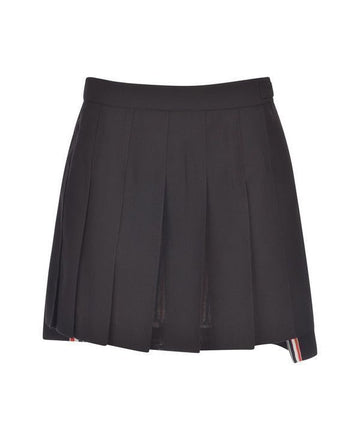 Thom Browne Wool Fresco Pleated Mini Skirt 152201109 [P]