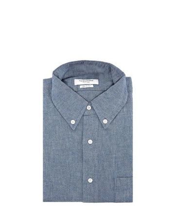 THOM BROWNE シャンブレー 4バ シャツ 00111 450 152201169 [P]