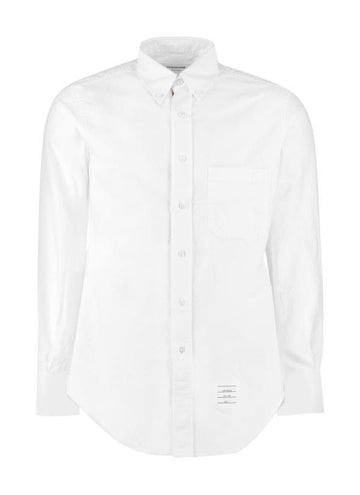 THOM BROWNE トリミング クラシックオックスフォードシャツ MWL010E 06177 100 152201165 [P]