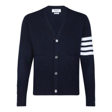 THOM BROWNE クラシックカシミア4バーVネックカーディガン 152201320 [P]