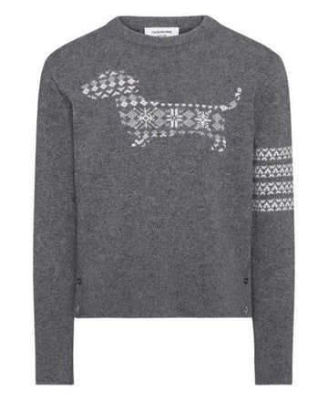 Thom Browne Merino Wool Holiday Hector 4-Bar Pullover Knit MKA573A Y1029 035 152201366 [P]