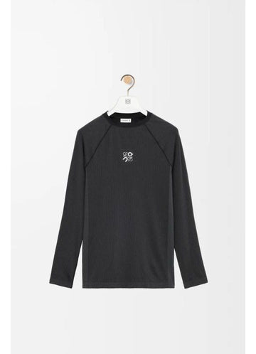LOEWE X Long Sleeve Top Technisches Jersey T-Shirt 152201383 [P]