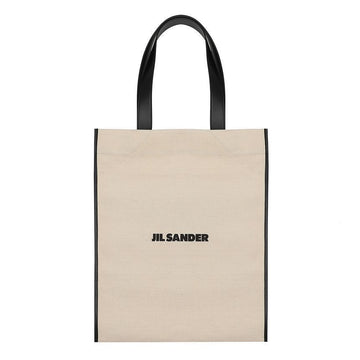 Jil Sander Logo Embroidered Canvas Tote Bag 128843748 [P]