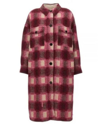 ISABEL MARANT Check Mantel MA0070HA A3D06H 40FA 152202086 [P]
