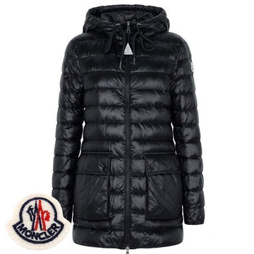 MONCLER Jasmin Daunenjacke mit Kapuze in Schwarz 1A00029 597YG 999 155947332 [P]