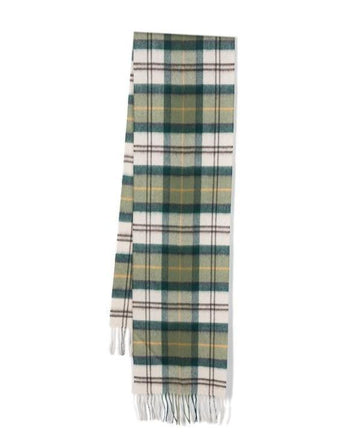 BARBOUR ウールカシミヤタータンスカーフ 152202434 [P]