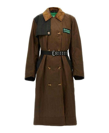 BARBOUR GANNI ワックス トレンチコート LWX1450 BR51 152202469 [P]