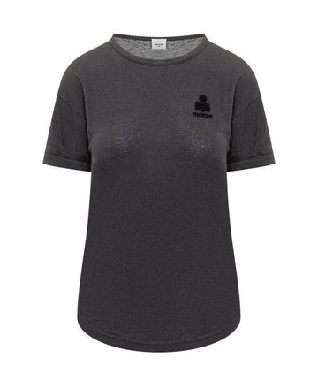 Isabel Marant Linen Logo T-Shirt 152202633 [P]