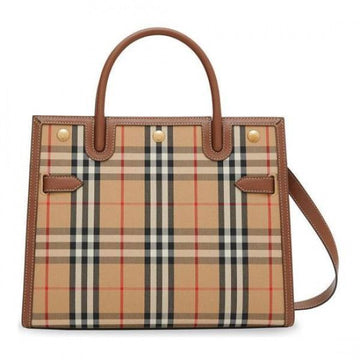 BURBERRY Mittlere Vintage-Check-Taschen mit zwei Griffen 8024685 152202794 [P]
