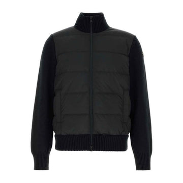 Moncler Men's Padded Wool Zip-Up Cardigan Black 9B00027 M1131 999 158876119 [P]