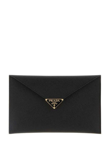 PRADA Saffiano-Leder Umschlag Clutch 152203159 [P]