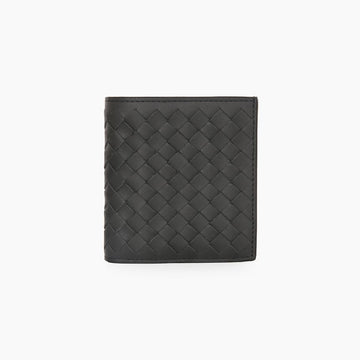 BOTTEGA VENETA Intrecciato Darkgrey Geldbörse 2015 158139356 [P]