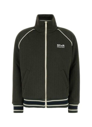Golden Goose White Logo Zip Sweatshirt 152203619 [P]