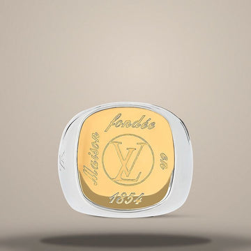 LOUIS VUITTON Signetring Größe M: ~ 52, 53, 54 EU Größe M81049 158876193 [P]