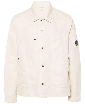 CP COMPANY コットンリネンオーバーシャツ 16CMOS277A 006273G 402 152203909 [P]