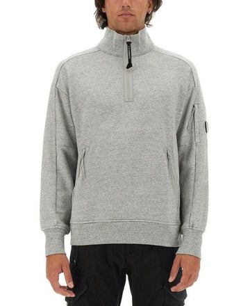CP Company Diagonal Raised Fleece Polo Sweatshirt 152204255 [P]