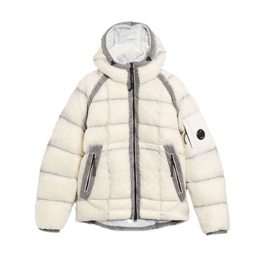 CP Company 26FW D.D. Shell Hooded Down Jacket Gauze White RFCMOW702A 110416A 103 158876245 [P]