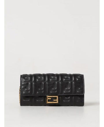FENDI バゲットナパレザーコンチネンタル財布チェーン付き8M0365 AAJD F0KUR 152204565 [P]