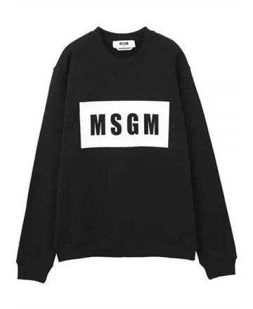 MSGM ボックスロゴコットンスウェットシャツ 152204658 [P]