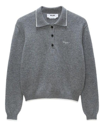 MSGM Kaschmirmischung Polo Pullover 152204891 [P]